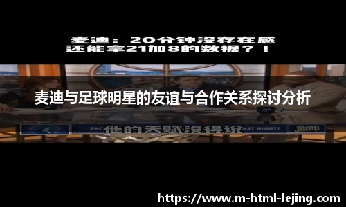 麦迪与足球明星的友谊与合作关系探讨分析